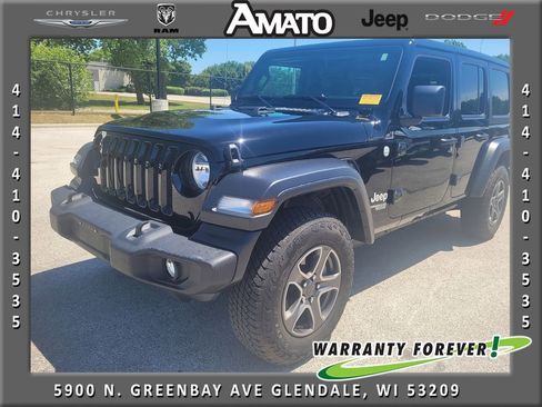 Used 2019 Jeep Wrangler Unlimited Sport S AWD/4WD image 1