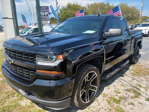 Used 2018 Chevrolet Silverado 1500 Custom w/ LPO, Black Pack image 2