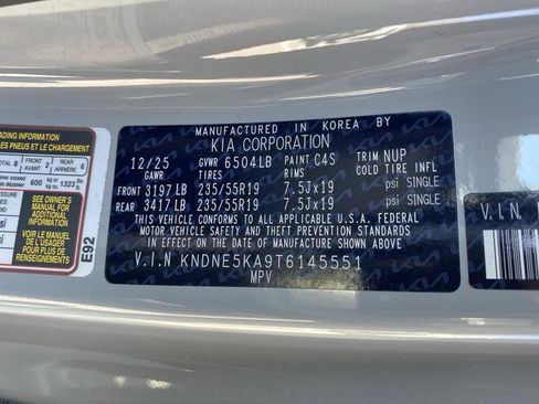 New 2026 Kia Carnival SX image 44