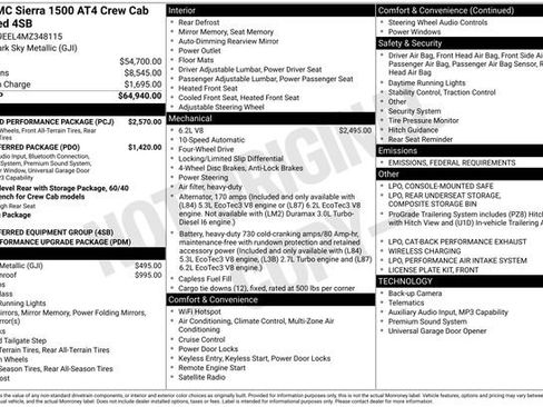 Certified 2021 GMC Sierra 1500 AT4 w/ Off-Road Performance Package image 29