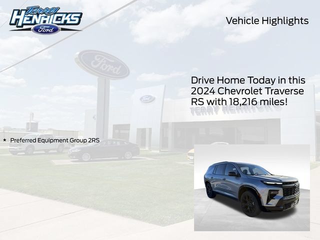 Used 2024 Chevrolet Traverse RS w/ LPO, Floor Liner Package AWD/4WD image 4