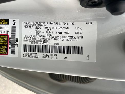 Used 2020 Toyota Tundra SR5 AWD/4WD image 30