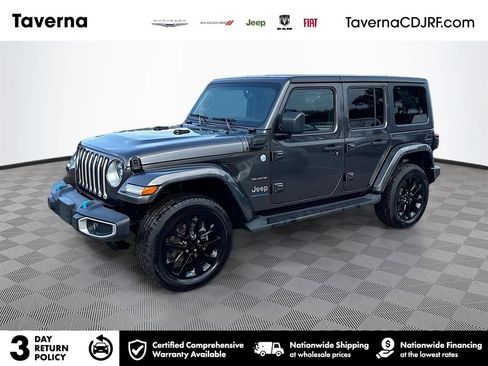 Used 2023 Jeep Wrangler Unlimited Sahara w/ Cold Weather Group AWD/4WD image 1