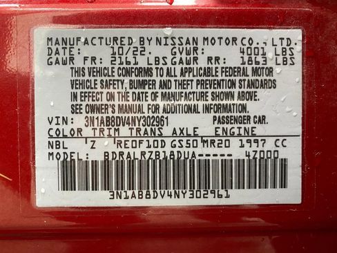 Used 2022 Nissan Sentra SR w/ Electronics Package image 30