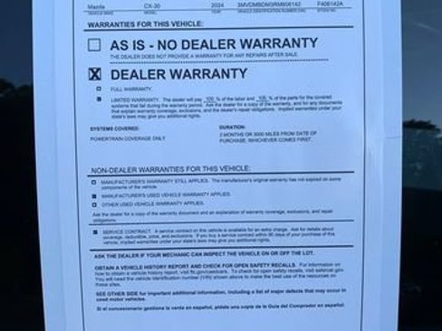 Certified 2024 MAZDA CX-30 AWD 2.5 S w/ Premium Package image 28