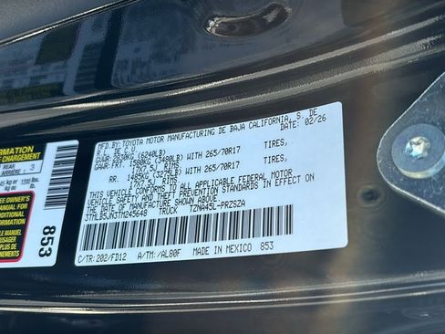 New 2026 Toyota Tacoma TRD Off-Road AWD/4WD image 38