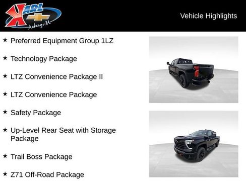 Used 2025 Chevrolet Silverado 2500 LTZ w/ Trail Boss Package AWD/4WD image 2