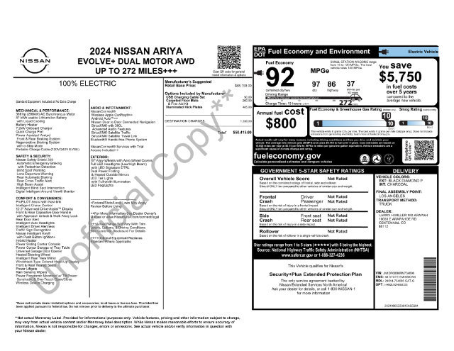 Certified 2024 Nissan Ariya AWD image 5