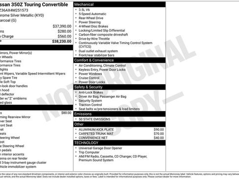 Used 2004 Nissan 350Z Touring image 31