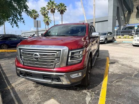Used 2020 Nissan Titan Platinum Reserve w/ Moonroof Package AWD/4WD image 3