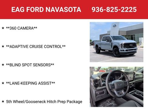 New 2026 Ford F250 Lariat w/ Black Appearance Package image 8