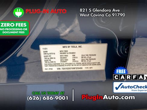 Used 2022 Tesla Model Y Performance AWD/4WD image 10