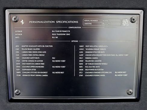 Used 2021 Ferrari 812 GTS RWD image 3