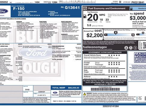 Used 2023 Ford F150 XLT w/ Equipment Group 302A High AWD/4WD image 15