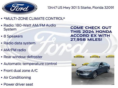 Used 2024 Honda Accord EX image 15