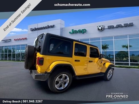 Used 2021 Jeep Wrangler Unlimited Sahara AWD/4WD image 7