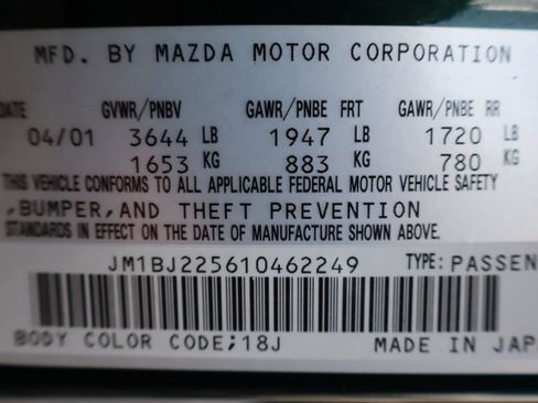 Used 2001 MAZDA Protege FWD image 43