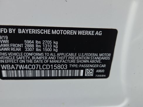 Used 2020 BMW 745e xDrive image 38