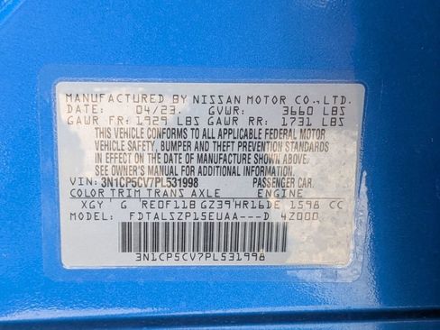 Certified 2023 Nissan Kicks SV FWD image 32