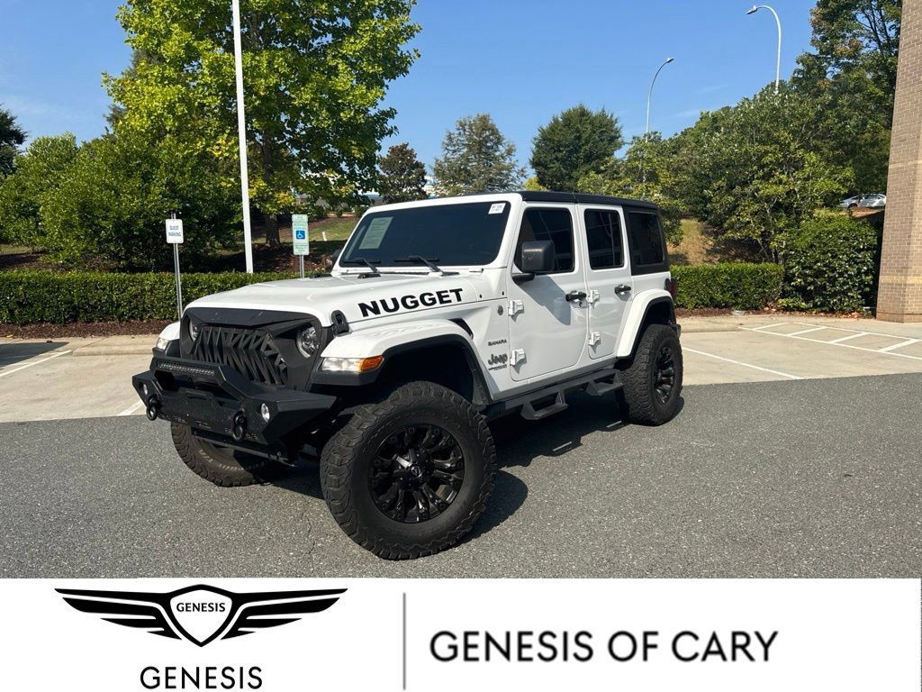 Used 2020 Jeep Wrangler Unlimited Sahara w/ Cold Weather Group AWD/4WD image 1