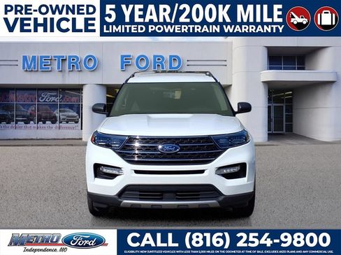 Certified 2022 Ford Explorer XLT w/ Equipment Group 202A AWD/4WD image 7