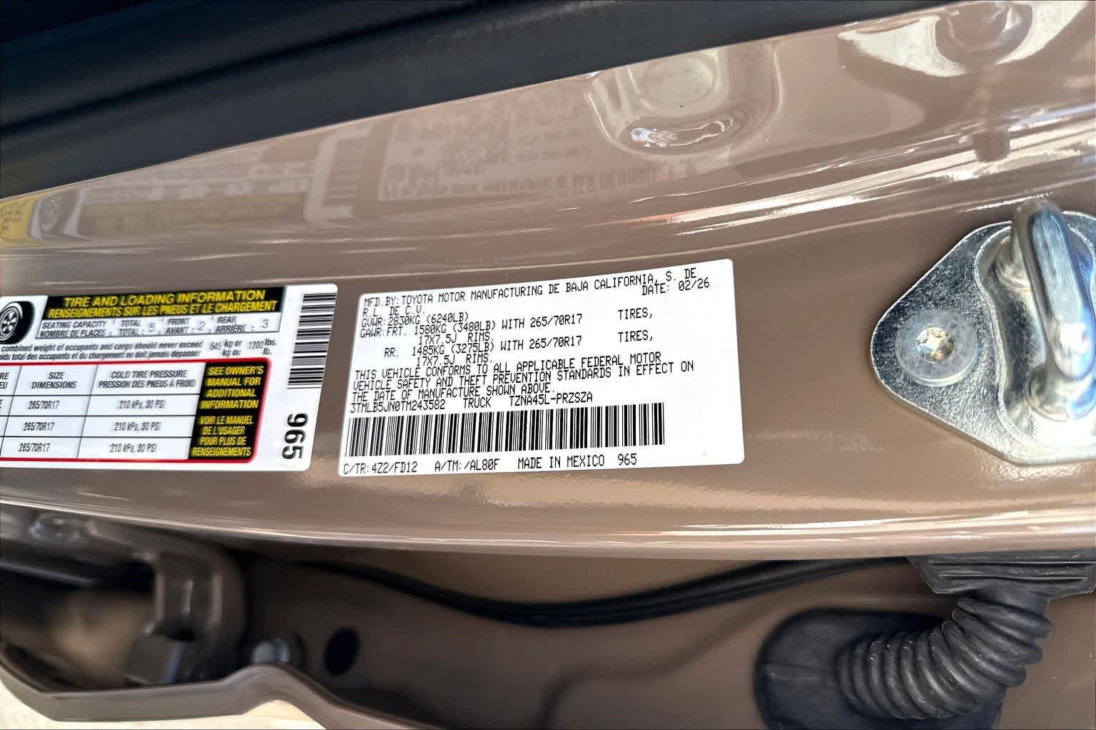 Certified 2026 Toyota Tacoma TRD Off-Road AWD/4WD image 33
