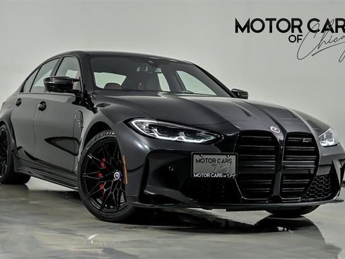 Used 2023 BMW M3 Competition w/ Parking Assistance Package RWD image 1