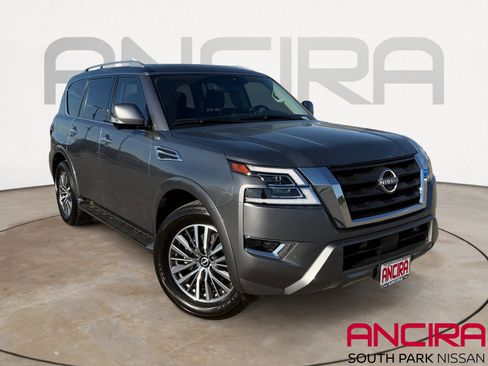Used 2024 Nissan Armada SL w/ Captain's Chairs Package RWD image 1