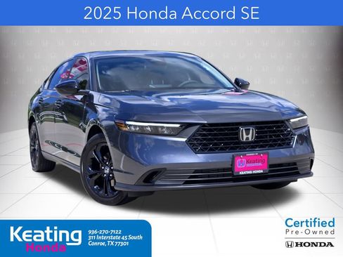 Certified 2025 Honda Accord SE image 1