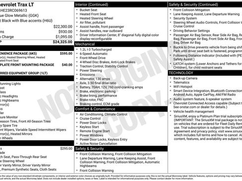 Used 2024 Chevrolet Trax LT w/ LT Convenience Package FWD image 34