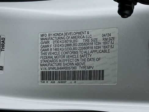 Used 2024 Honda Odyssey EX-L image 21