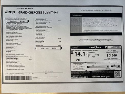 Used 2020 Jeep Grand Cherokee Summit image 68