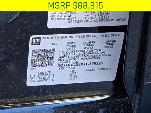 New 2026 GMC Sierra 1500 Elevation w/ Elevation Premium Package image 45