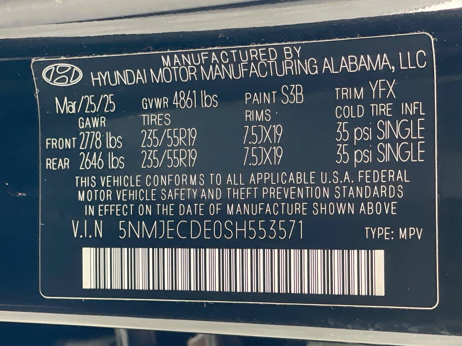 Certified 2025 Hyundai Tucson Limited AWD/4WD image 36