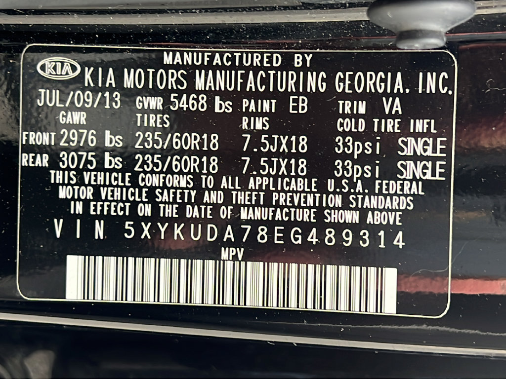 Used 2014 Kia Sorento EX w/ EX V6 Touring Package AWD/4WD image 24