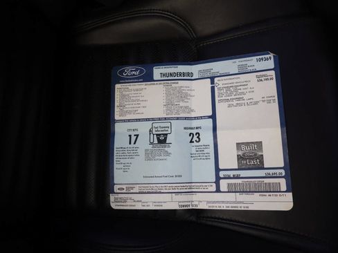 Used 2002 Ford Thunderbird Deluxe 2dr Convertible image 44