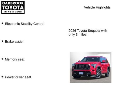 New 2026 Toyota Sequoia Platinum AWD/4WD image 7