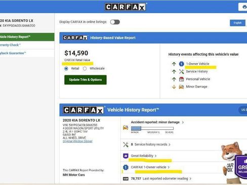 Used 2020 Kia Sorento LX w/ LX I4 Convenience Package image 20