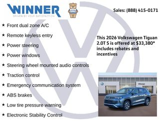 New 2026 Volkswagen Tiguan S video 2