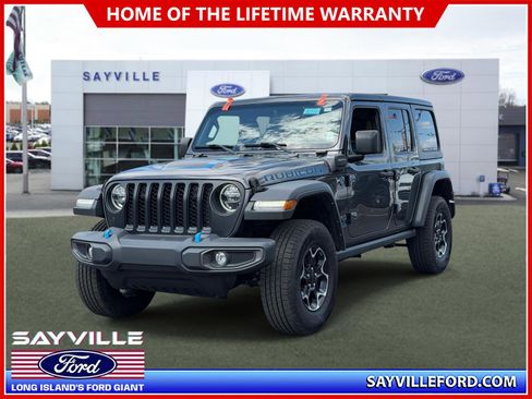 Used 2022 Jeep Wrangler Unlimited Rubicon 4xe w/ Dual Top Group AWD/4WD image 1