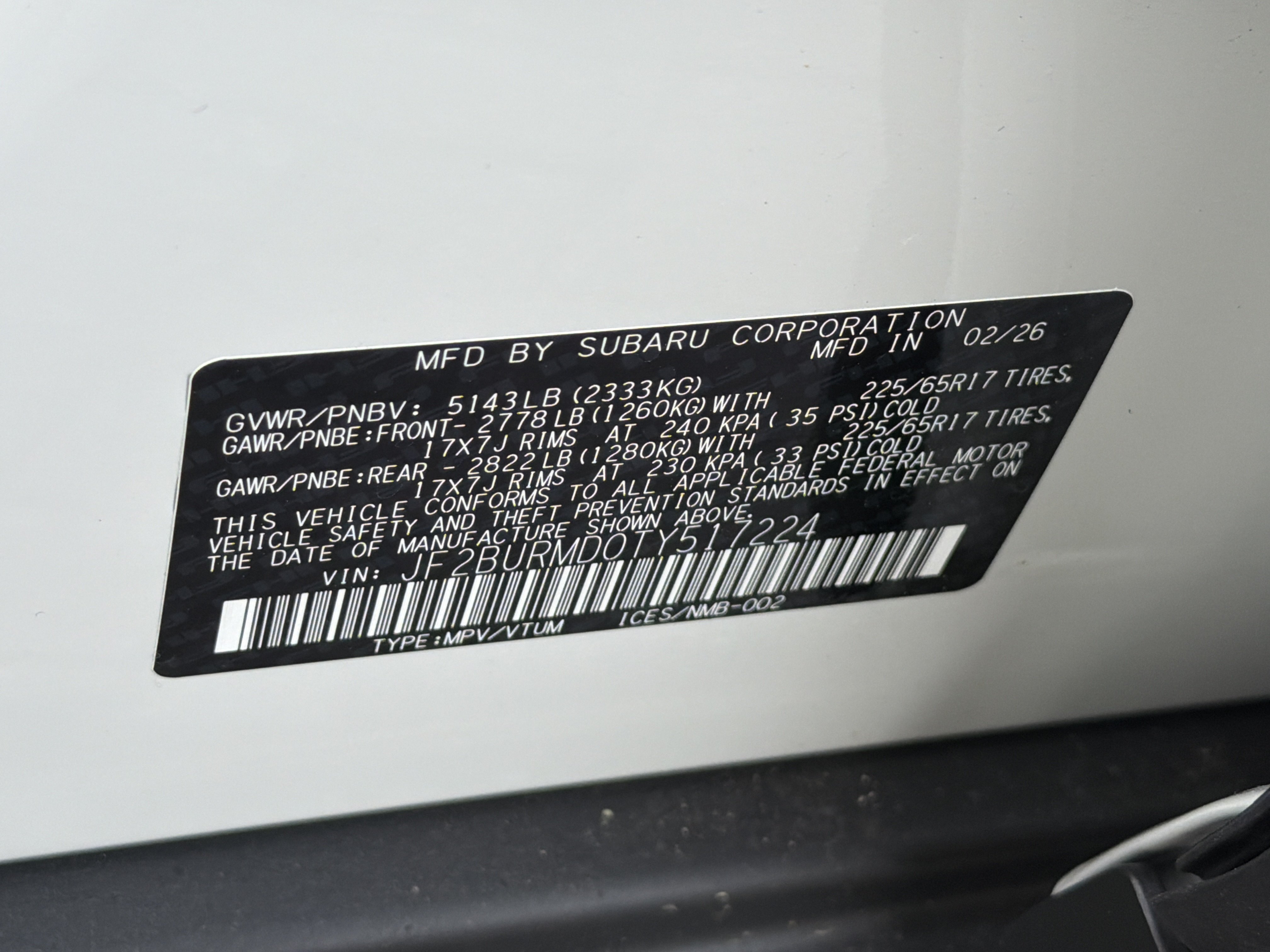 New 2026 Subaru Outback Wilderness AWD/4WD image 36