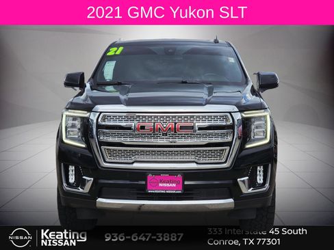 Used 2021 GMC Yukon SLT w/ Rear Media and Nav Package AWD/4WD image 2