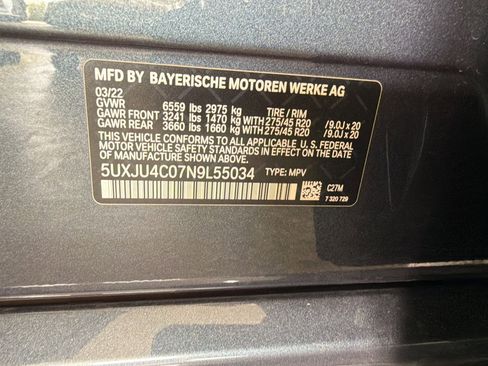 Used 2022 BMW X5 M50i w/ Executive Package image 9