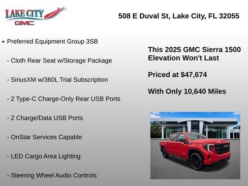 Used 2025 GMC Sierra 1500 Elevation w/ Preferred Package AWD/4WD image 22