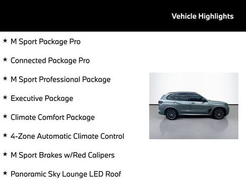 Used 2024 BMW X5 M60i w/ Executive Package AWD/4WD image 5