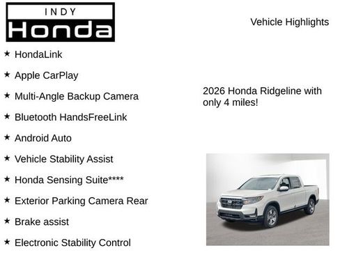 New 2026 Honda Ridgeline RTL image 7