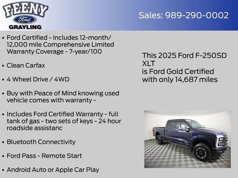 Certified 2025 Ford F250 XLT w/ Tremor Off-Road Package image 5