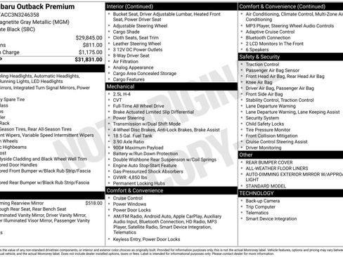 Used 2022 Subaru Outback Premium image 3
