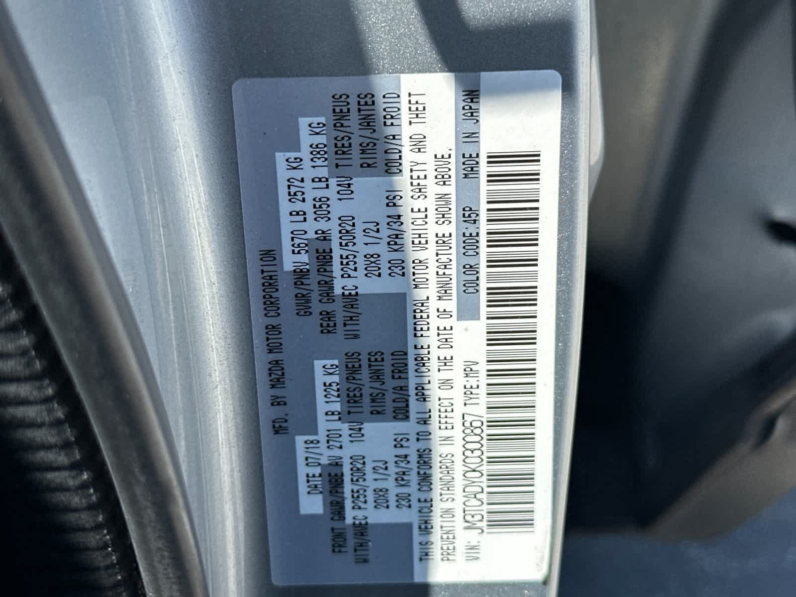 Used 2019 MAZDA CX-9 Grand Touring FWD image 30