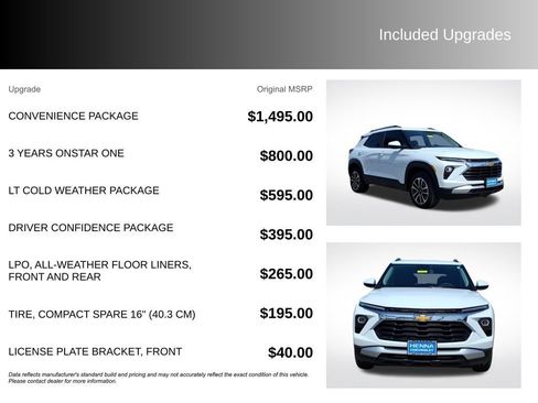 New 2026 Chevrolet TrailBlazer LT w/ Convenience Package AWD/4WD image 3